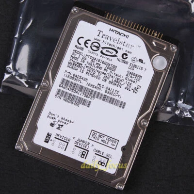 HTS541010G9AT00 - HITACHI 100 GB 2.5" 5400 RPM PATA IDE Hard Disk Drive HDD - Image 1 of 2