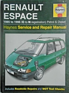 Renault Espace (Petrol & Diesel) Haynes Workshop Manual 1985-1996 - Picture 1 of 12