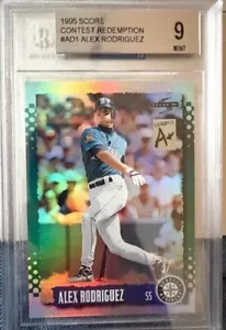 1995 Score Baseball #AD1 Alex Rodriguez Contest Seattle Mariners Beckett 9 - Picture 1 of 2