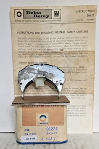 NOS NEUTRAL SAFETY/ BACKUP SWITCH AMC 1967-1969 1993423 D2221 - Picture 1 of 12