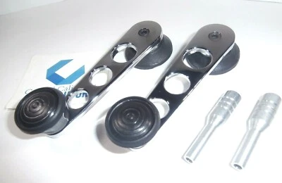 KIT DE TIRADOR DE BIELAS Y CERRADURA DE PUERTA CROMADAS VW BUG BEETLE 1968-1979 Foto 1 de 3