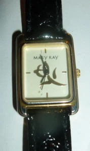 Mary Kay Women's Black Band Vintage Quartz - Picture 1 of 4
