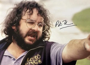 "Foto ACOA firmada por el director de Peter Jackson AUTÓGRAFO El Señor de los Anillos 12x16""" - Imagen 1 de 4