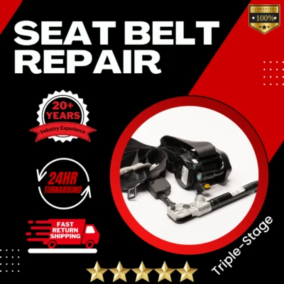 AUDI A3 QUATTRO TRIPLE STAGE SEAT BELT REPAIR SERVICE - AUDI A3 QUATTRO ⭐⭐⭐⭐⭐ - Image 1 of 4
