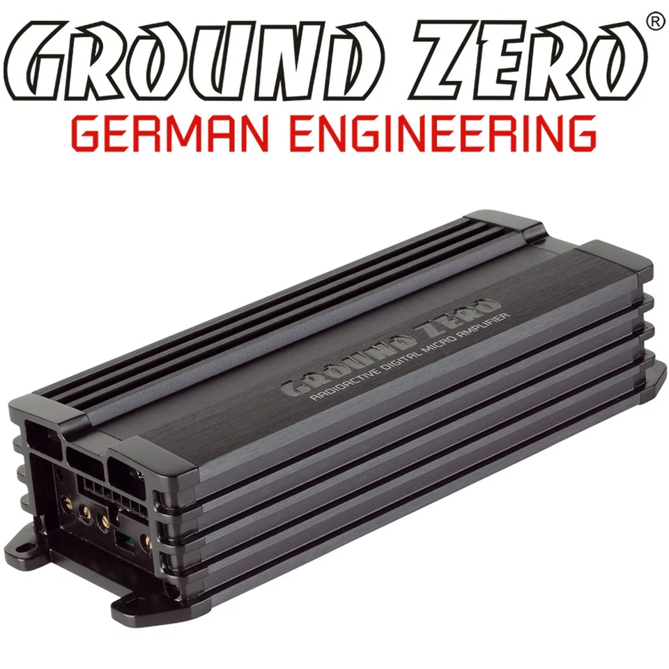 Ground Zero Micro One 1-Kanal Mono Verstärker - Schwarz, 400W