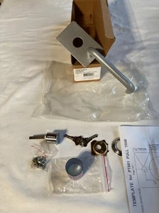 Tell Mfg EX100453 PT881 Entry Pull Panic Trim W/ Rim Cylinder AL, 3590217, 1/pk - Picture 1 of 6