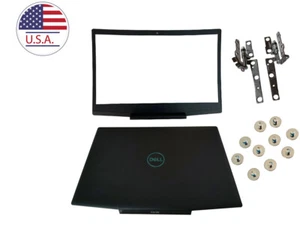 Dell G3 15 3500 LCD Back Cover G3 15 3590 Rear Lid & Bezel & Hinges set & Screws - Picture 1 of 6