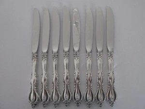 Vintage 1969 International Sterling Silver Dinner Knives "Grande Regency" - Picture 1 of 4