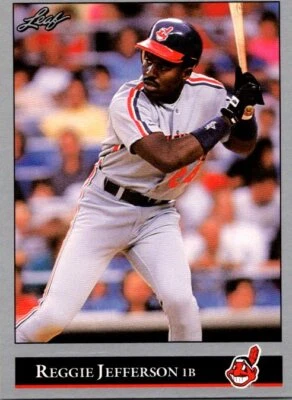 1992 Leaf #86 Reggie Jefferson NearMint/Mint - Image 1 of 2