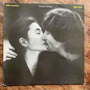 JOHN LENNON / YOKO ONO - DOUBLE FANTASY  EX-/EX VINYL LP / LYRIC INNER - Picture 1 of 11