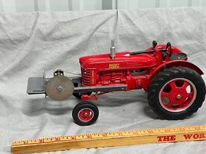 Massey Harris CUSTOM Tractor with Mounted Belted Sawmill 1:16 Unique Model - Picture 1 of 10