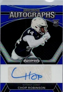 2024 Panini Prizm Draft Picks Auto Chop Robinson #DPA-CRN Blue Prizm /149 RC PSU - Picture 1 of 2