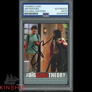 Jim Parsons signed Big Bang Theory Trading Card PSA DNA Slabbed Auto C4352 - Picture 1 of 1