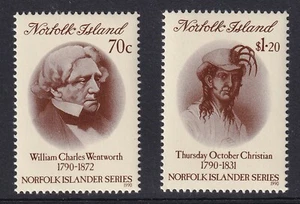 NORFOLK ISLAND 1990 NH SET #495/96, OCTUBRE CHRISTIAN & CHARLES GOWORTH!! 18F - Imagen 1 de 1
