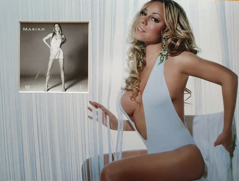 MARIAH CAREY Signed 16x12 Photo Display DAYDREAM & EMOTIONS COA Cover