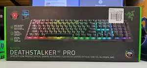 Brand New Razer Deathstalker v2 Pro Wireless Low Profile Optical Gaming Keyboard - Picture 1 of 2