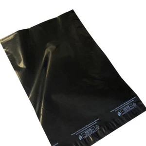 Black Mailing Bags Multi-Listing All Sizes - Picture 1 of 6