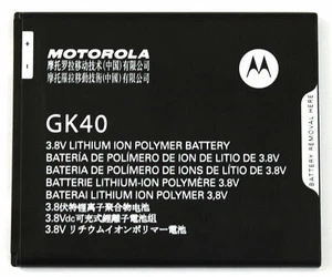 FABRICANTE DE EQUIPOS ORIGINALES XFINITY MOTOROLA E5 PLAY XT1921-1 BATERÍA DE REPUESTO GK40 2800mAh 3.8V - Imagen 1 de 2