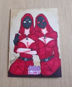 Tarjeta de boceto 5finity SQUID DAMES 2025 1/1 Grae Sundberg c - Imagen 1 de 2