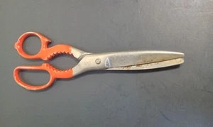 Kitchen Shears Scissors Vintage WISS 1 KS JAW CLAW Bottle Jar Opener USA Red 8" - Picture 1 of 5
