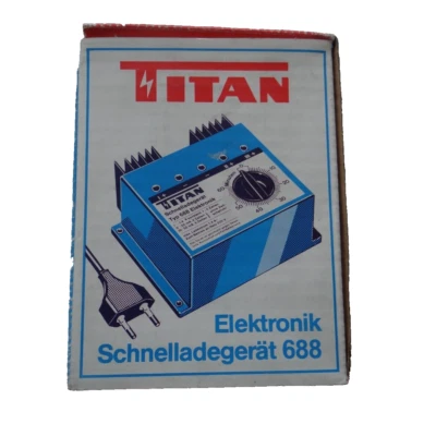 Titan Elektronik Schnellladegerät 688 Transformator Trafo  Zubehör wie NEU OVP - Bild 1 von 3