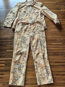 SCHMEINCK Hosenanzug 2-teilig (Jacke m. Zip + Hose) Flower/Blumen Gr.44/46 TOP - Bild 1 von 19