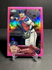 2023 TOPPS CHROME SEAN MURPHY PINK REFRACTOR #178 ATLANTA BRAVES - Picture 1 of 2