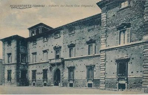 Acquasparta Palazzo dei Duchi Cesi (Vignola) f.p. - Imagen 1 de 1