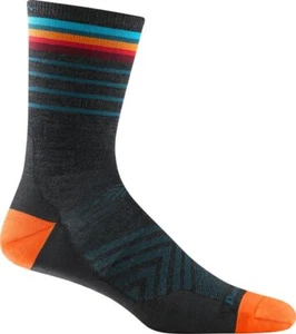 Darn Tough 1036 Charcoal Men's Stride Micro Crew Ultra-Lightweight Running Sock - Picture 1 of 6