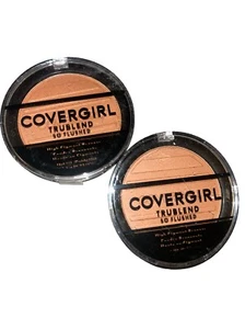 COVERGIRL Trublend So Flushed 400 Ebony Bronzer, Blush- 2 Pack! - Picture 1 of 1
