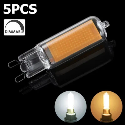 5X Dimmable LED Bulbs 3W 5W 7W Lamps Chandelier Lighting Decorative COB G9 - Image 1 of 4