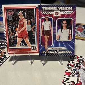 2x 2025 WNBA Donruss Baloncesto Caitlin Clark Indiana Fiebre Túnel Visión/Base - Imagen 1 de 4