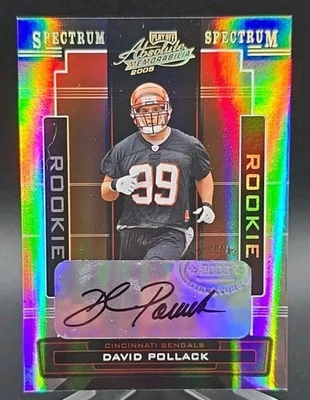 David Pollack #156 - 2005 Playoff Absolute Memorabilia-Rookie Spectrum Auto /100 - Image 1 of 4