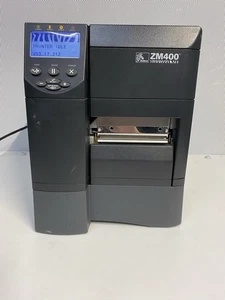 Zebra ZM400 Thermo Etiketten Barcode Drucker ZM400-2001-0100T *GEBRAUCHT* - Bild 1 von 7