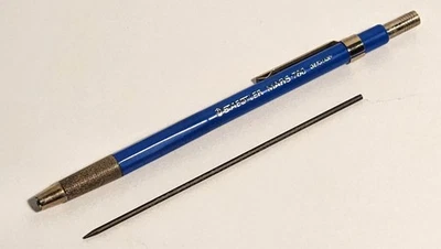 Винтажный синий механический чертежный карандаш Staedtler Mars 780 сделано в Германии РЕДКИЙ - Изображение 1 из 4