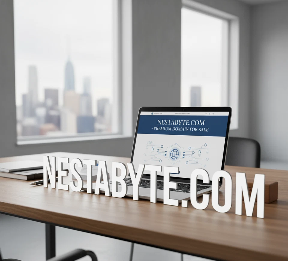 Nestabyte com - Technology Domain Name for Sale - Perfect for IT, AI, or SaaS - Image 1 of 1