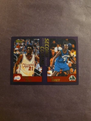 2000 Topps #287 Darius Miles / Kevin Garnett Second Coming - Image 1 of 2