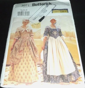 Settler Colonial Pioneer Frontier Prairie Outlander Costume Sewing Pattern 6-10 - Picture 1 of 3