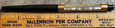 Waterman 622 перьевая ручка с перламутровыми панелями коническая крышка - 14k новый в коробке (*) - Изображение 1 из 4