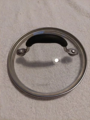 Cuisinart Replacement Glass Cookware Lid Inner Lip5-3/8" Outer Rim 6" - Image 1 of 4