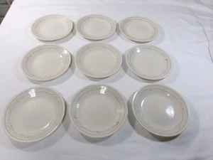 Juego De Colección De 9 Placas Laterales Corelle By Corning Patrón Rosa Tulipán 6.75" Blanco - Imagen 1 de 7