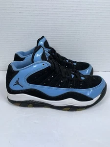 Nike Air Jordan Hallowed Ground Sneaker 2010 Gr. 5Y Schwarz/University Blue S466 - Bild 1 von 10