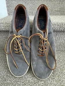 Polo Ralph Lauren Vaughn Deck Schuhe Herren Gr. 12D grau - Bild 1 von 16