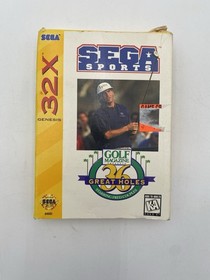 36 Great Holes Golf - Sega Genesis 32X Game In Box