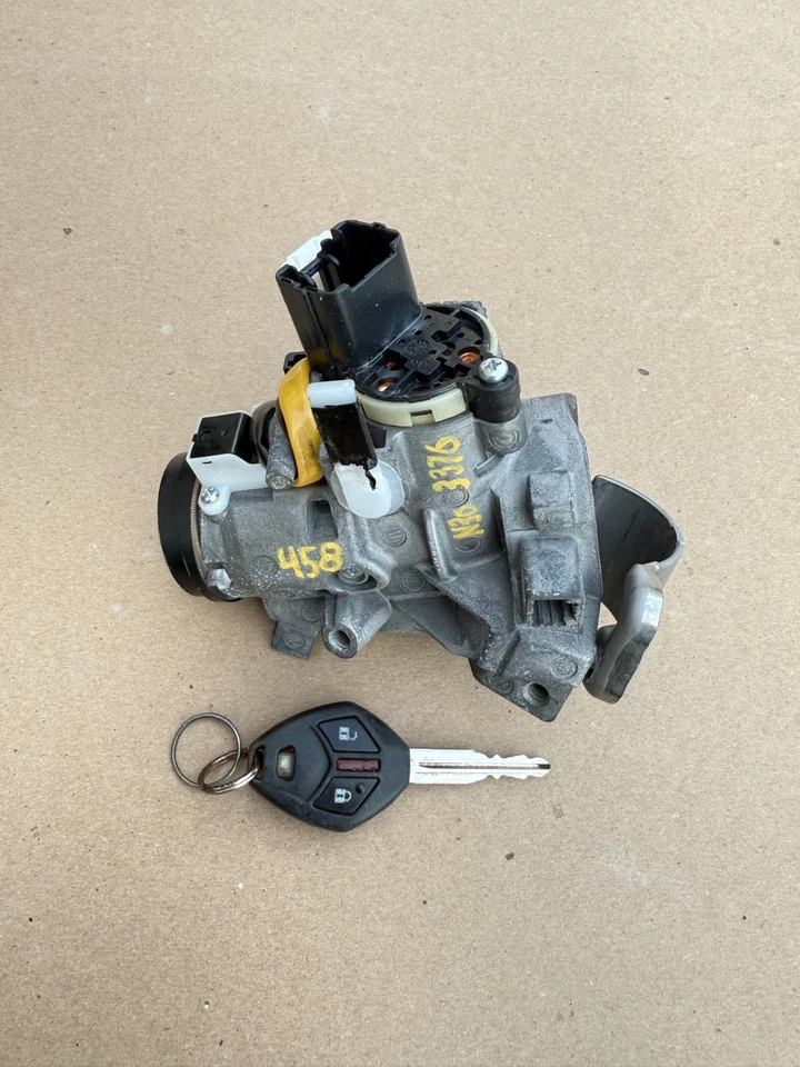 2014-2024 MITSUBISHI OUTLANDER SPORT INTERRUPTOR DE BLOQUEO DE ENCENDIDO CILINDRO CON LLAVE OEM Foto 1 de 4