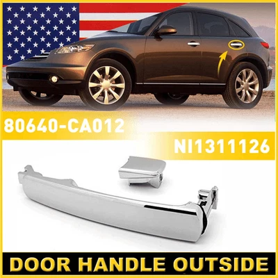 For INFINITI FX35 FX45 2003-2013 Outside Door Handle Passenger Side 04 05 06 07 - Image 1 of 4