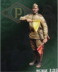 Kit Modelo Diorama Ejército Rojo Figura Resina Signalman Soviético Segunda Guerra Mundial Escala 1/35 - Imagen 1 de 2