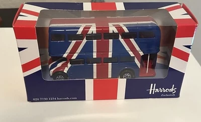 2002 Corgi CC82305 Harrods Union Jack Routemaster Bus NIB Limited Leicester  - Image 1 of 3