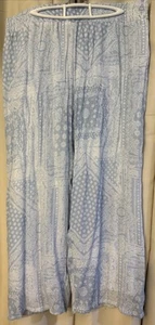 New Direction Palazzo Style Pants Pull On light blue Lined XLP/petite - Picture 1 of 5