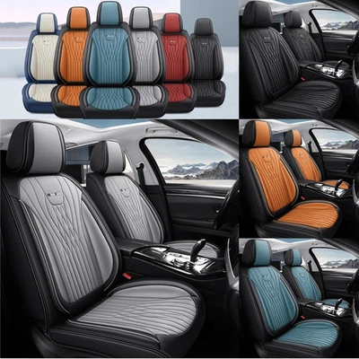 Juego completo de funda de asiento de cuero PU para Mercedes Benz G S C GLC GLE CLA Clase 5 asientos Foto 1 de 4